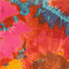 orange tie dye print